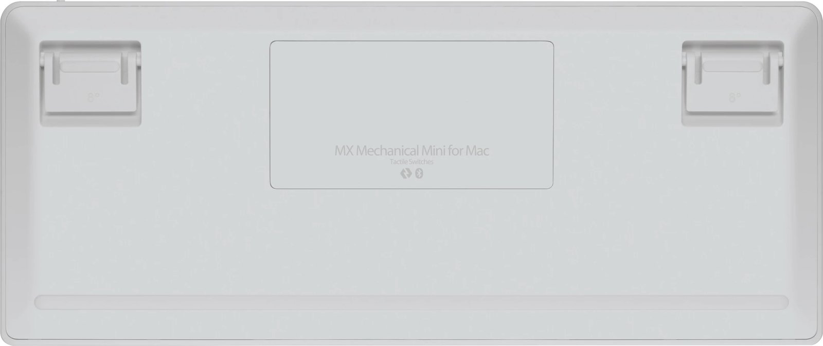 Tastierë mekanike Logitech MX Mechanical Mini for Mac, wireless, Bluetooth, LED, gri/bardhë