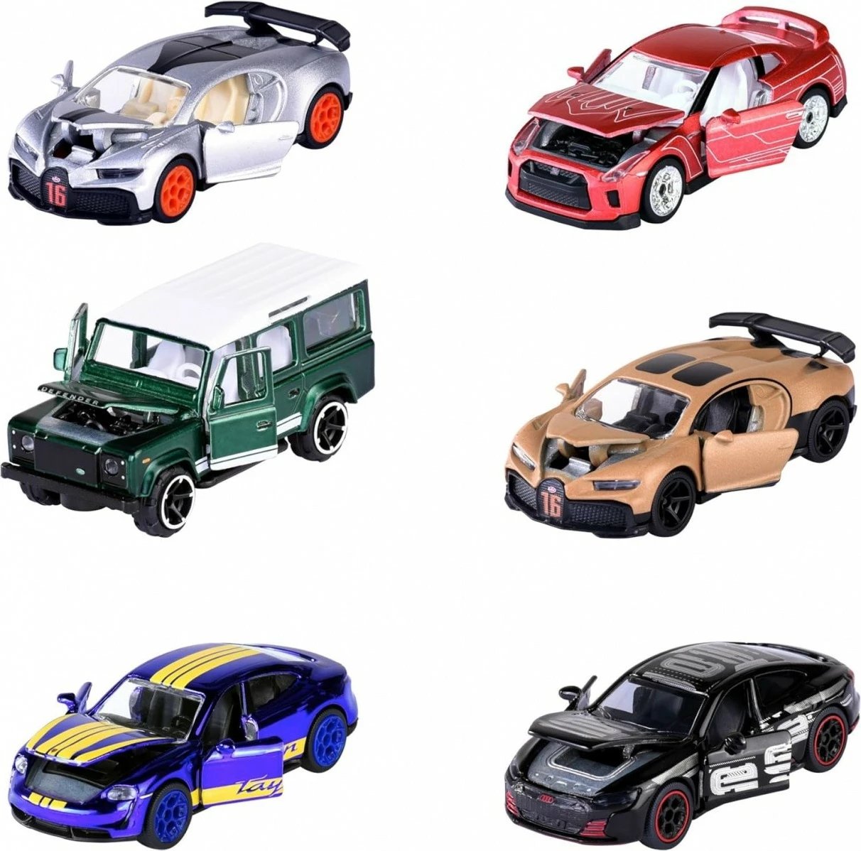 Makina lodër Majorette Deluxe, Simba, 1:64, metal, me kuti koleksionuese, ngjyra të përziera