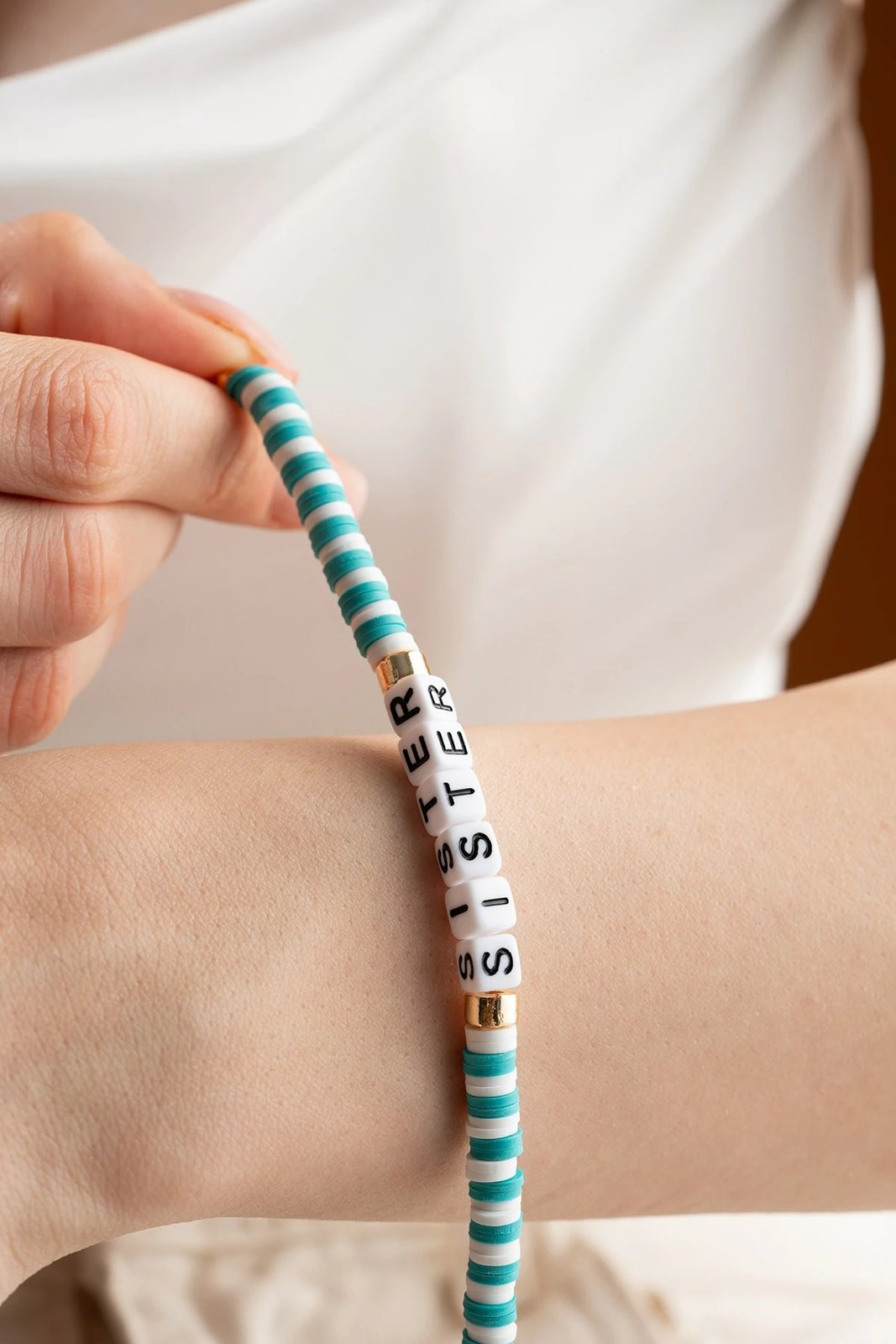 Byzylyk motrash, ngjyrë e gjelbër dhe e bardhë, Jumeon, B236610