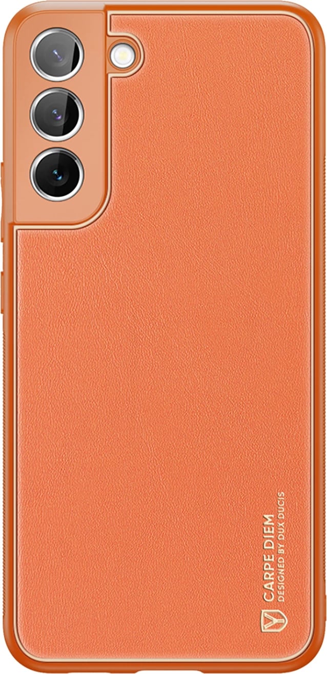 Mbështjellës Dux Ducis Yolo për Samsung Galaxy S22+, lëkurë ekologjike, portokalli