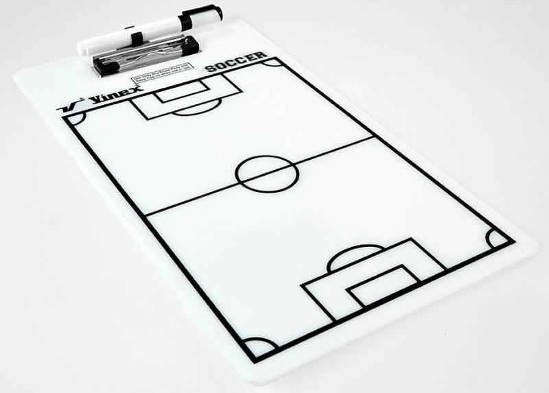 Tabelë taktike për futboll Yakimasport, e bardhë