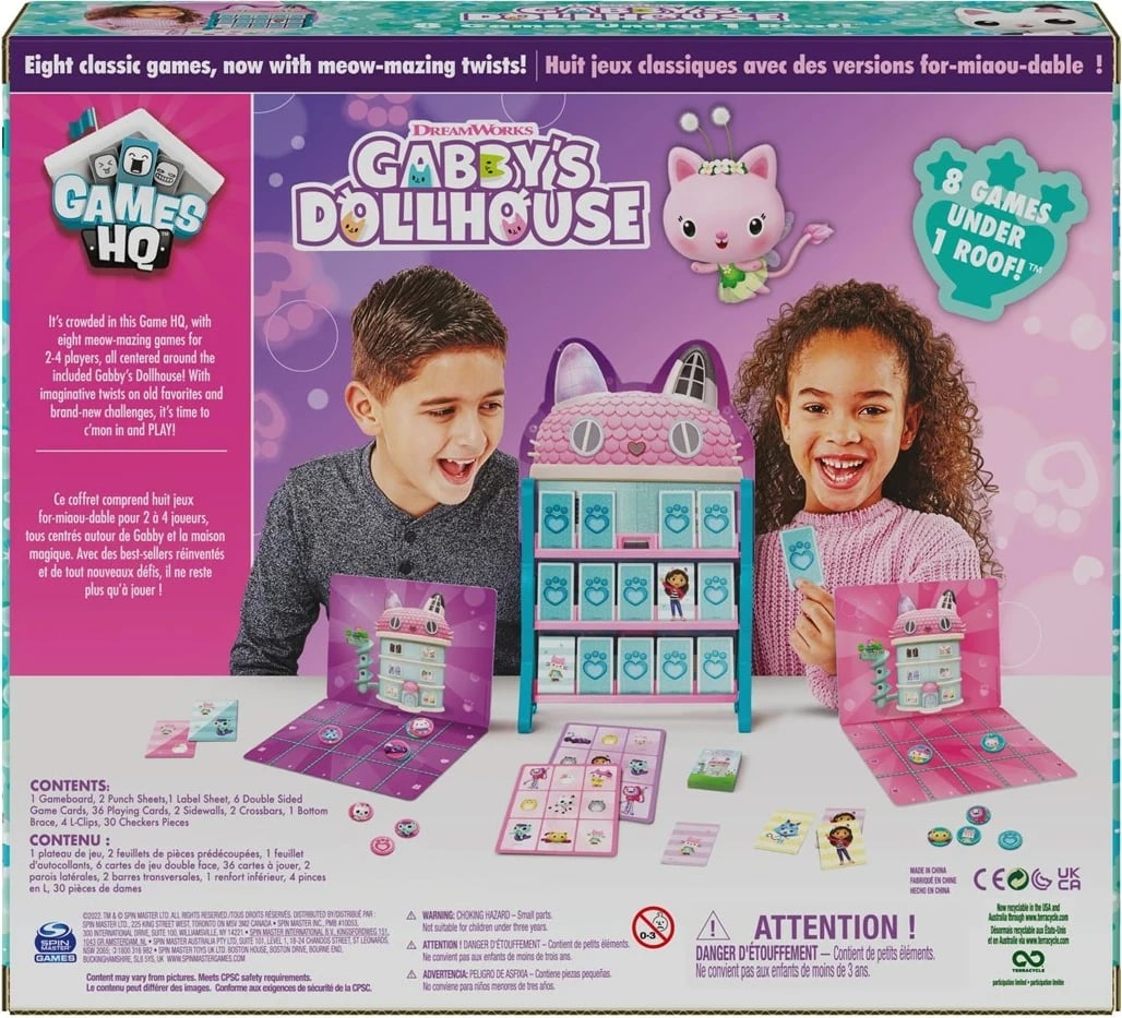 Lojë tavoline SPIN MASTER Gabby’s Dollhouse për fëmijë, shumëngjyrëshe