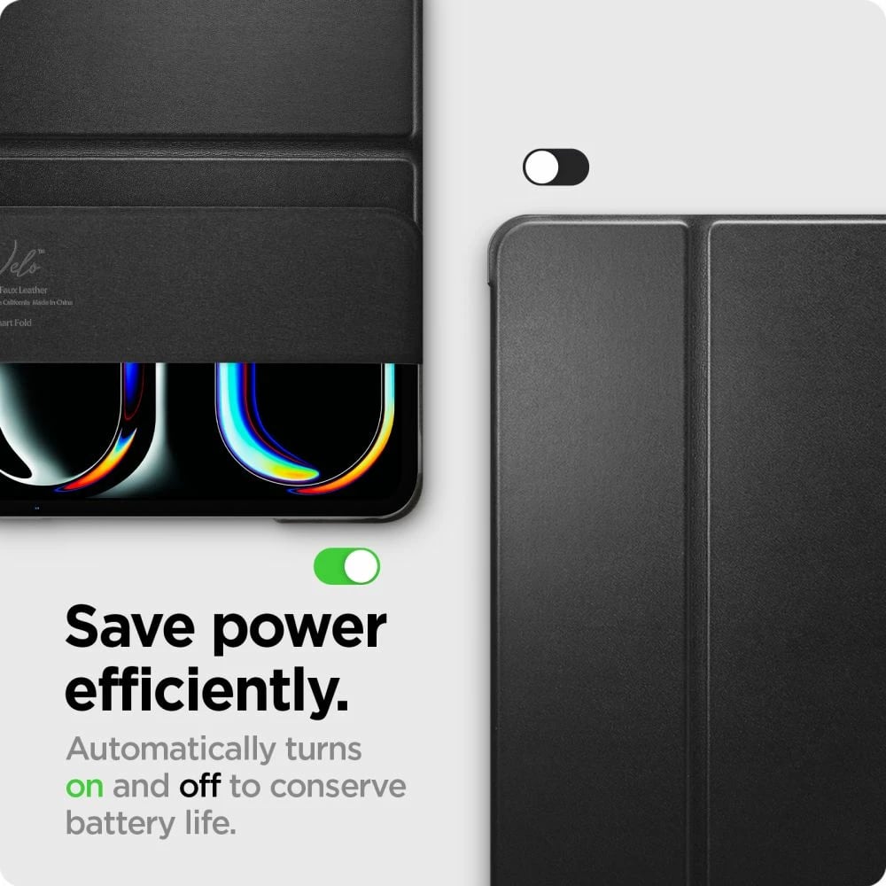 Mbështjellës Spigen Smart Fold për iPad Pro 11" (2024), E zezë