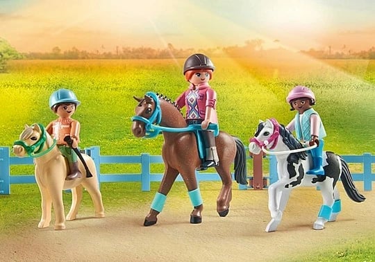 Set lodrash Playmobil Horses of Waterfall, 71493, 109 pjesë