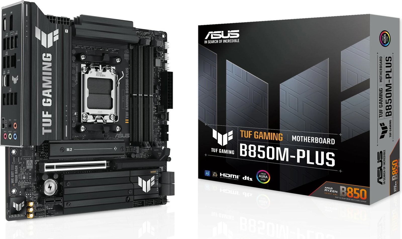 Pllakë amë ASUS TUF B850M-PLUS, Socket AM5, micro ATX