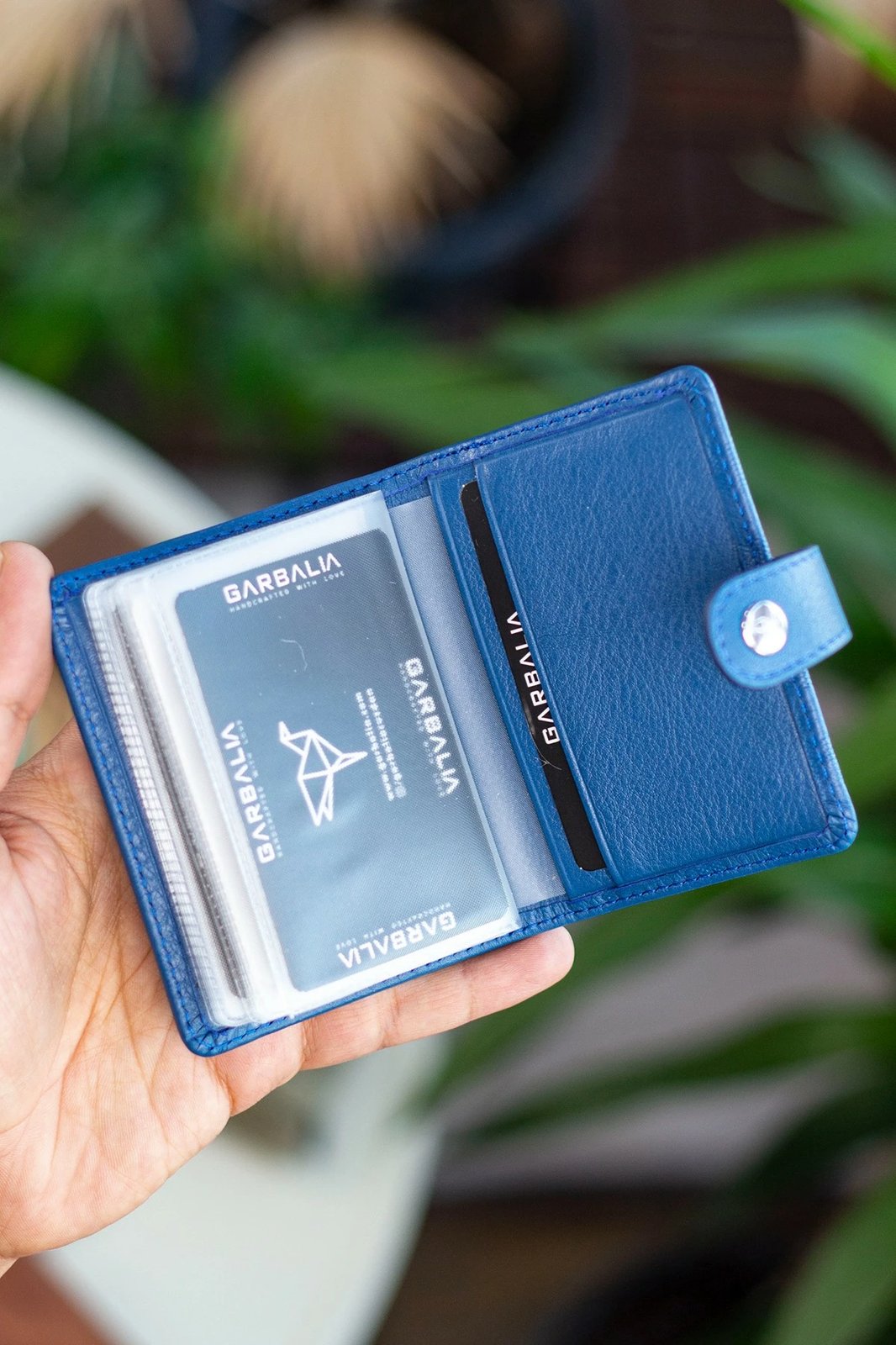 Portofol unisex Zoozie Bags, Pekin, ngjyrë blu petrol