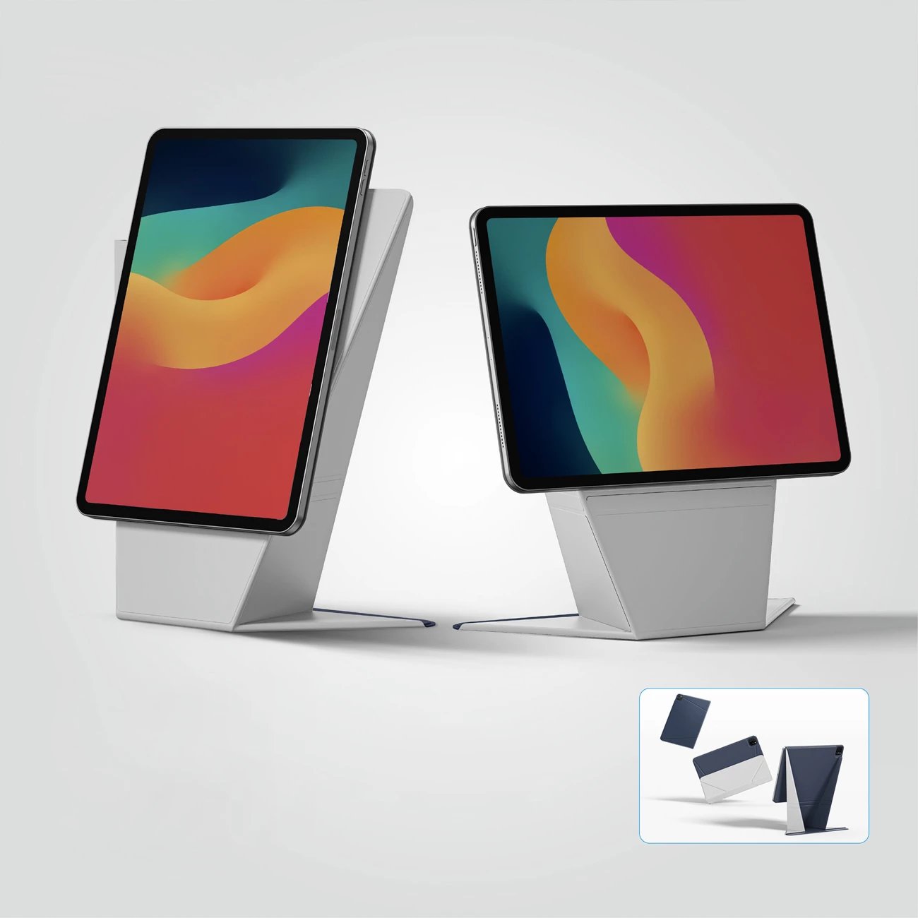 Mbështjellës folio tablet, AmazingThing, Matte Pro Mag Folio me qëndrim magnetik për iPad Air 13" M3 (2025), blu