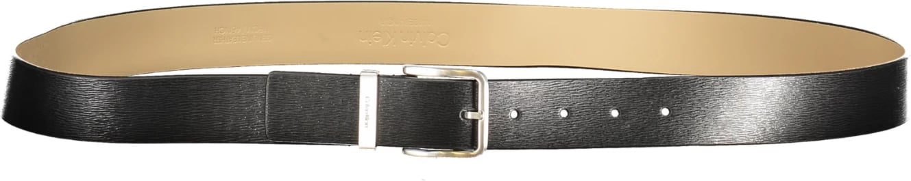 Rrip lëkure Calvin Klein meshkuj, i zi