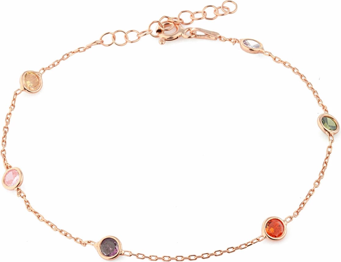 Byzylyk argjendi, ngjyrë ari rozë, Elika Silver, TFNY65003