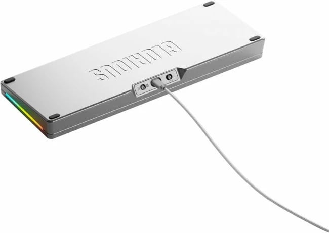 Tastierë mekanike gaming Glorious GMMK3 PRO 65%, argjend