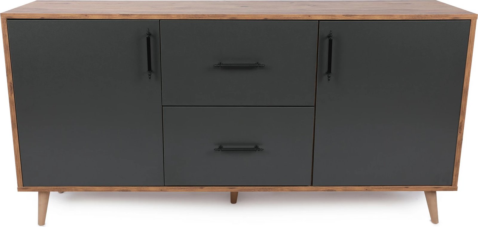 Konsolë Hanah Home, Cordoba, ngjyrë arre dhe antracit