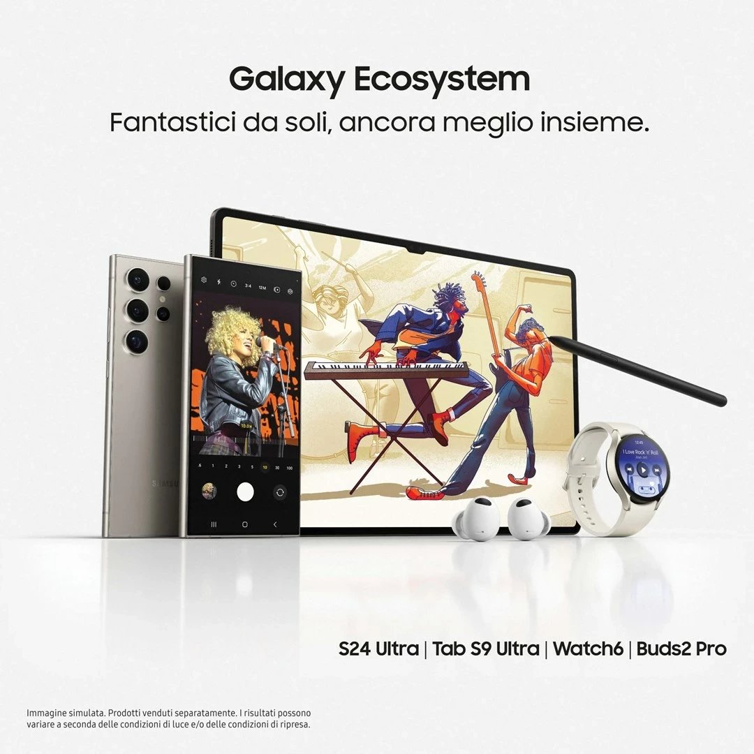 Celular Samsung Galaxy S24 Ultra, 6.8", 12 GB RAM, 256 GB, 5000 mAh, E verdhë