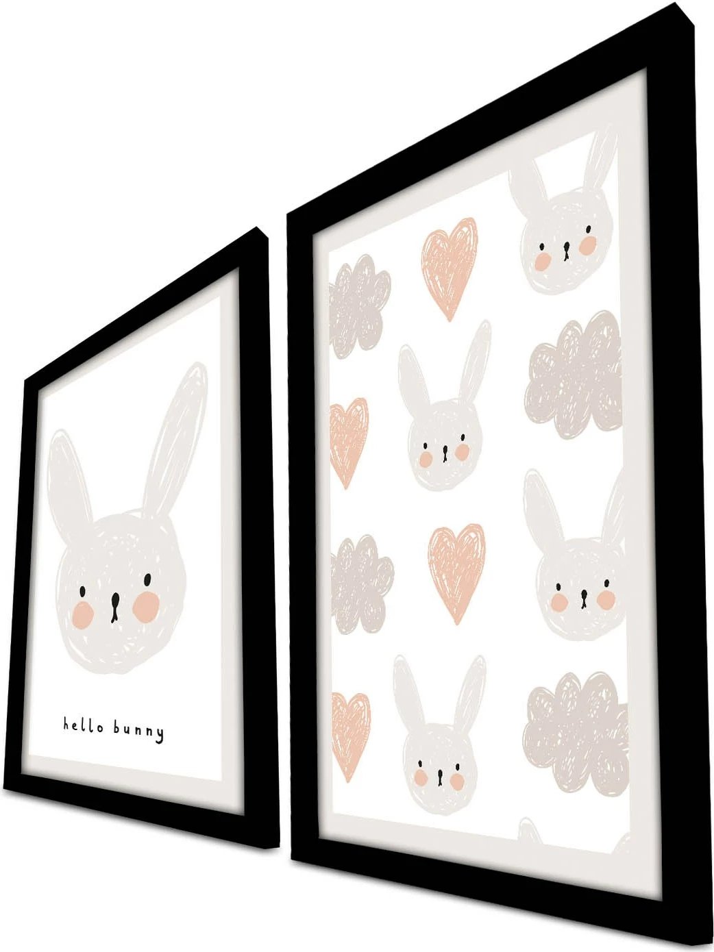 Pikturë dekorative me kornizë MDF (2 copë), Wallity, 2P3853SCT-003