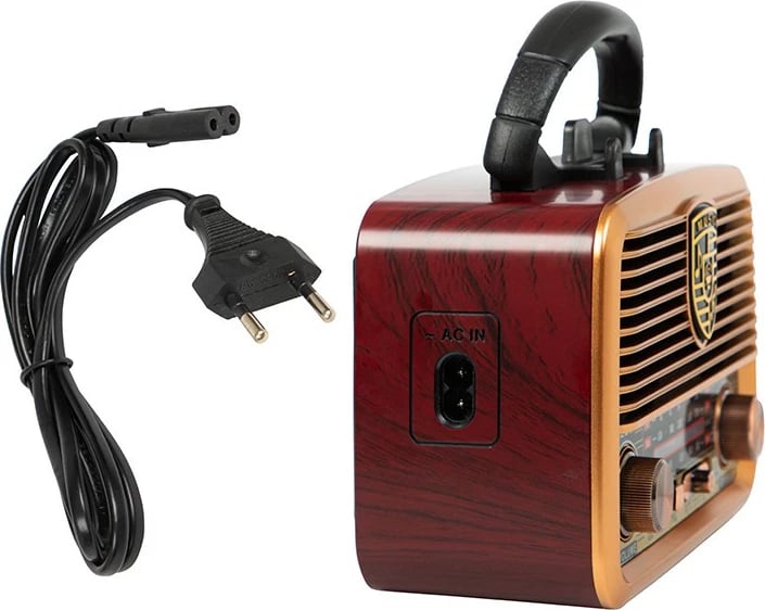 Radio portabile BLOW RA10, analog, AM/FM, Bluetooth, solar, 1200mAh, e zezë/kafe/ari