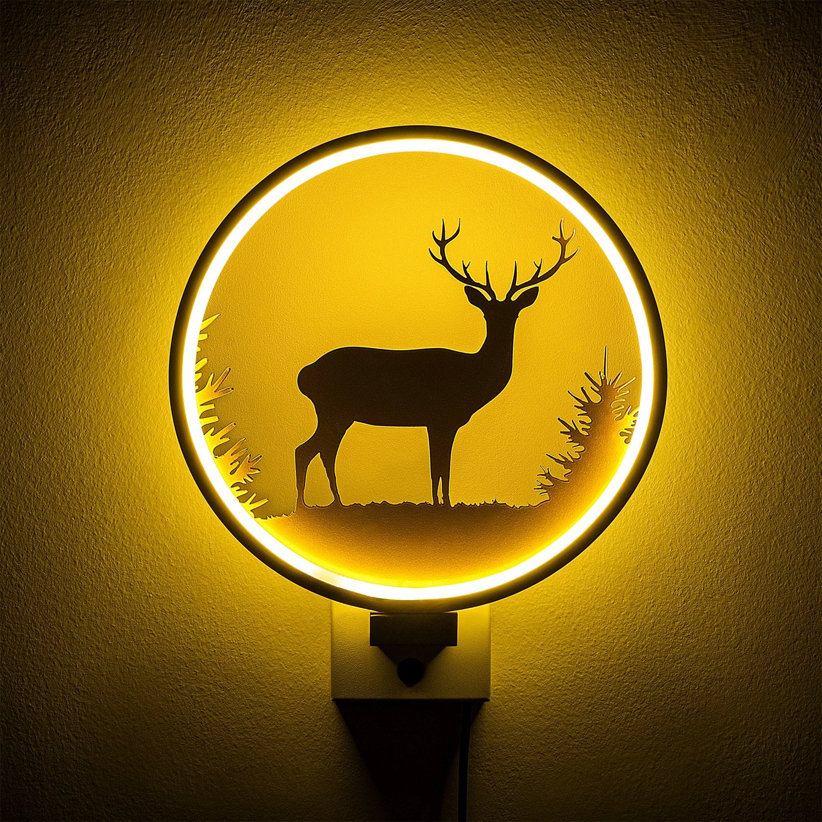 Llambë muri Opviq, XMAS31, e bardhë dhe ari