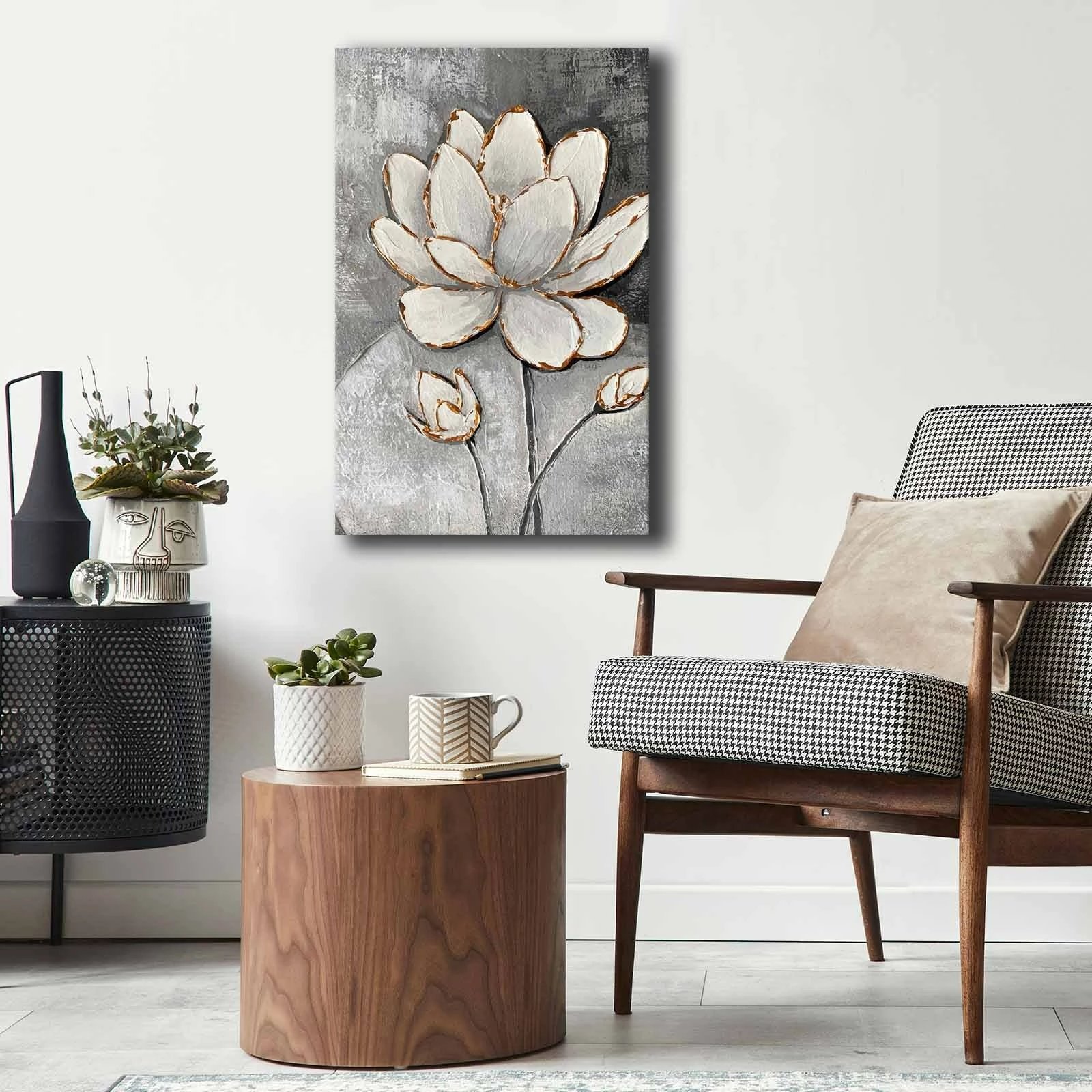 Pikturë dekorative në kanavacë, Wallity 4570GSC-013, shumëngjyrëshe, 45x70cm