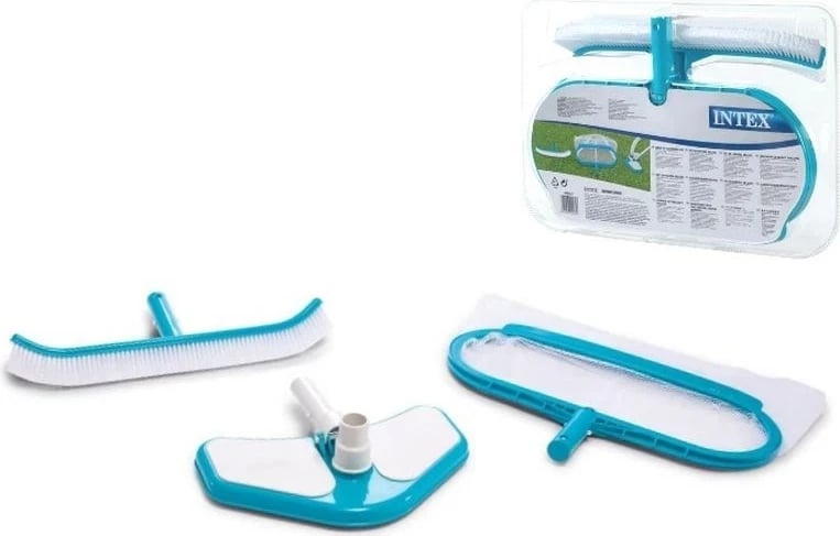 Set mirëmbajtje pishine Intex 182677, plastikë, blu