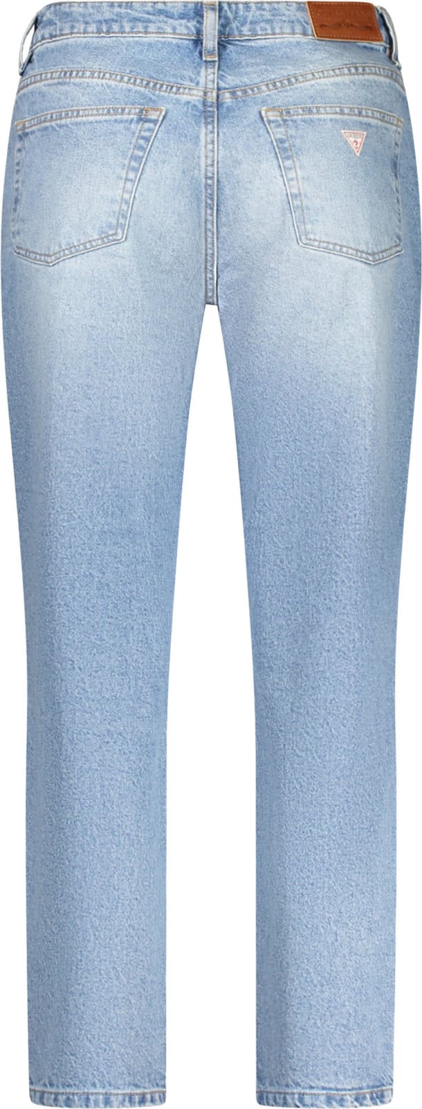 Pantallona xhinsi GUESS JEANS mom jeans femra, të kaltërta