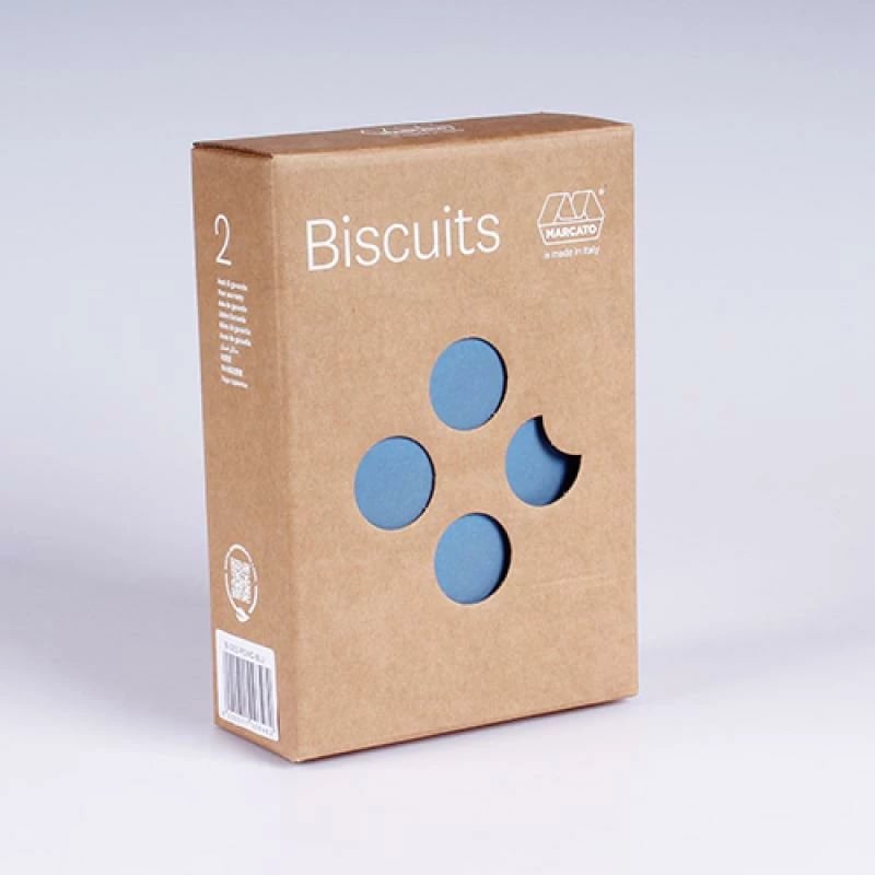 Makineri biskotash Marcato Biscuit Machine Design BI-DES-POWDBLU (BIDESPOWDBLU) manuale me disqe forme, blu