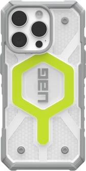 Mbështjellës UAG Pathfinder Clear MagSafe për iPhone 16 Pro, i gjelbër