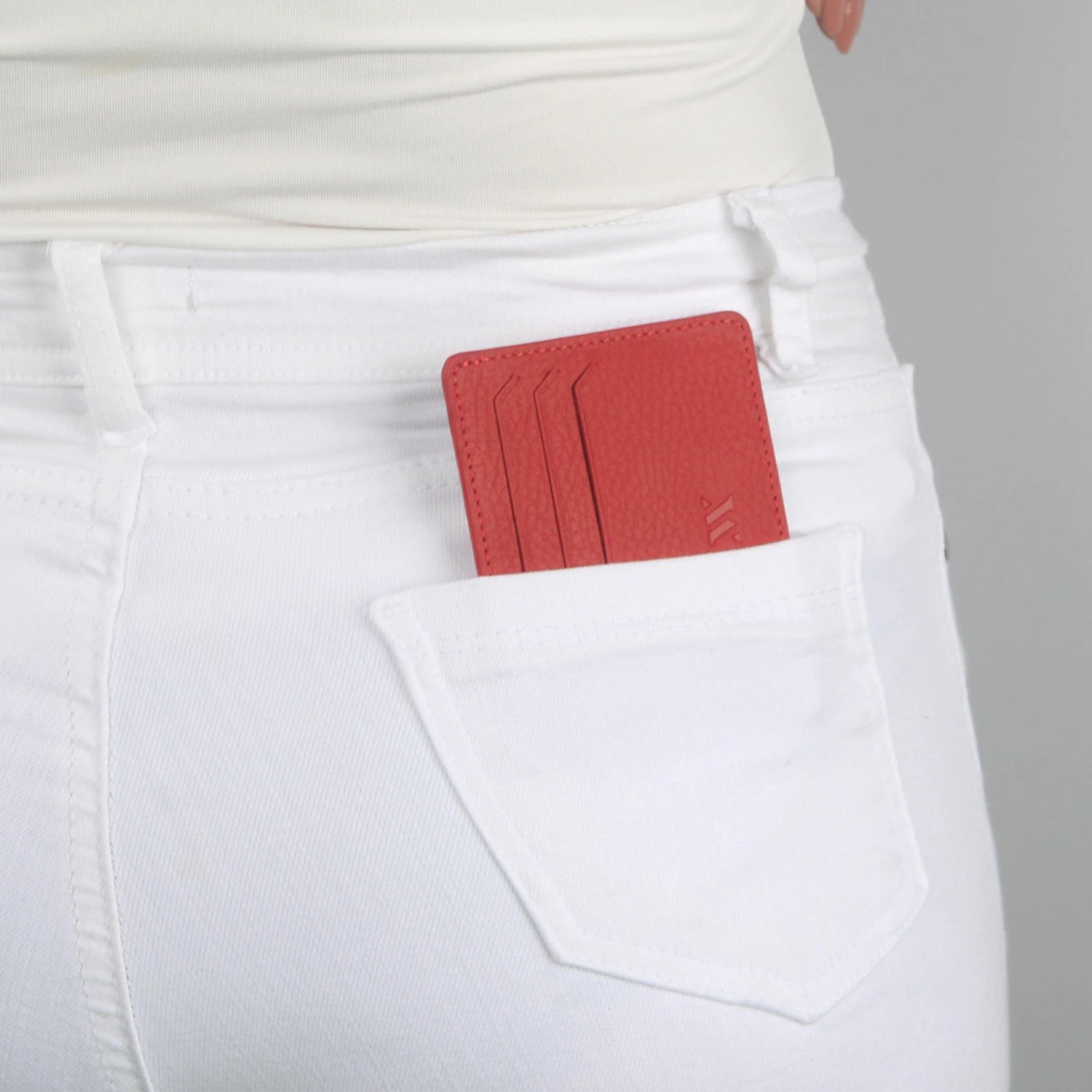 Portofol prej lëkure i kuq, Zoozie Bags, 4359