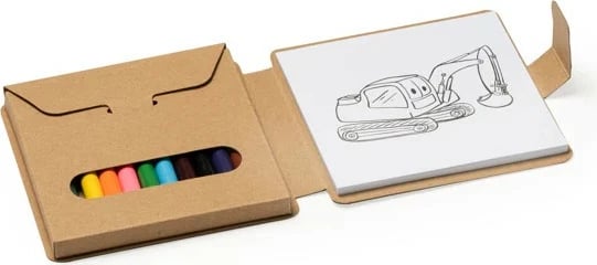 Libër për Ngjyrosje Mini NEXT me 12 Lapsa me Ngjyra