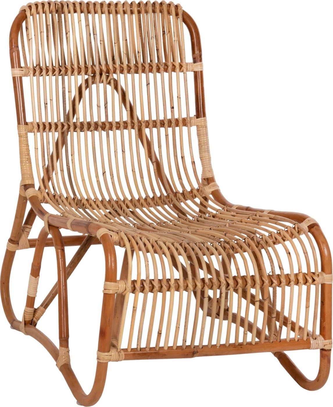Karrige e jashtme BRONNY FH9644.01 rattan ngjyrë natyrale 60x82x92Hcm.