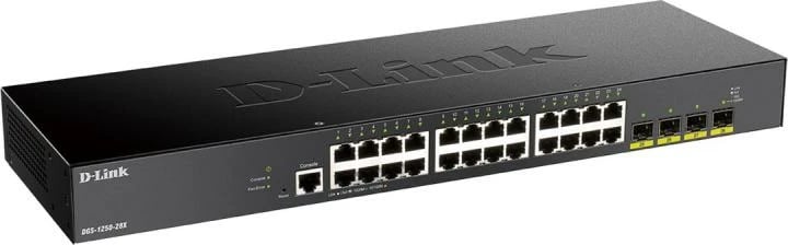 Switch, D-Link, DGS-1250-28X E, 24 porte, 1 Gbps