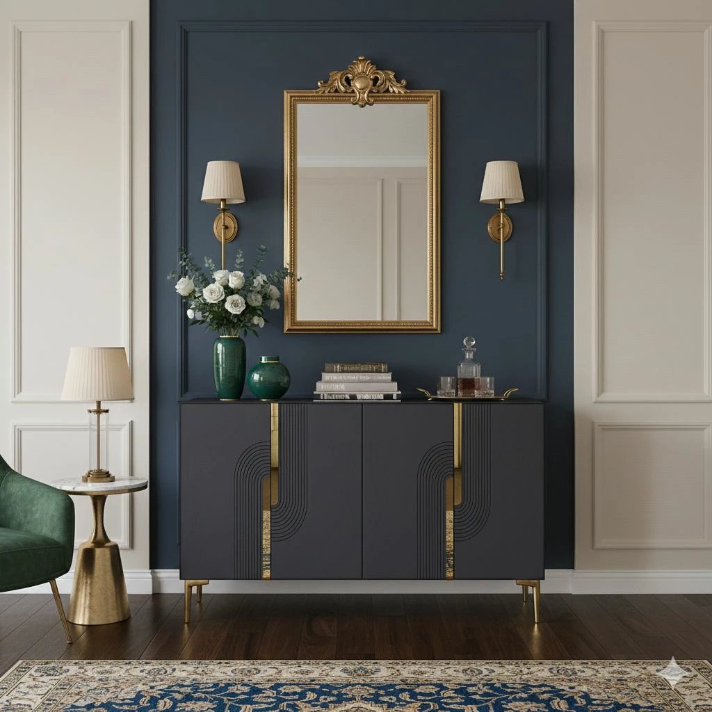 Konsol Skye Decor, Meyra 120, antracit, ar