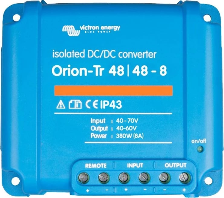 Konvertues DC/DC Orion-Tr 48/48-8A, 380W, blu