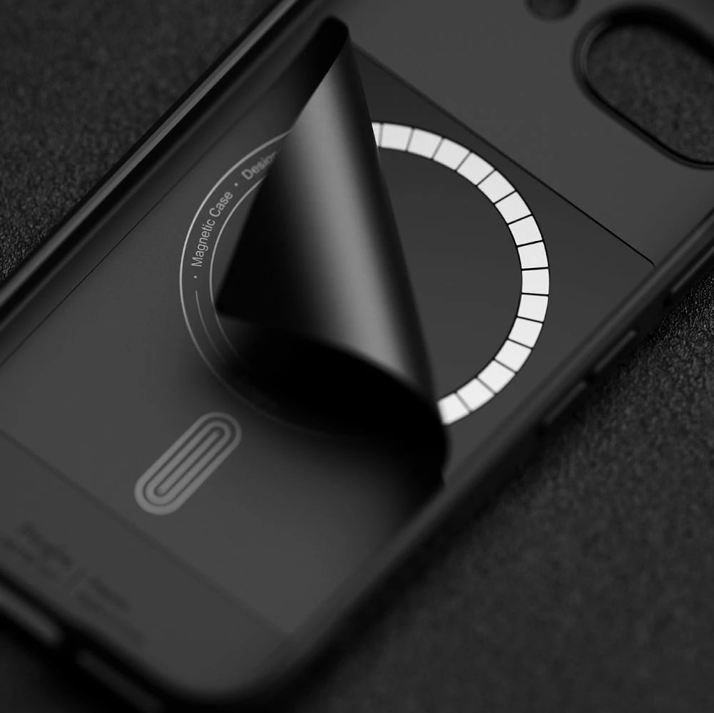 Mbështjellës Ringke Onyx Magnetic MagSafe për Google Pixel 9A, i zi