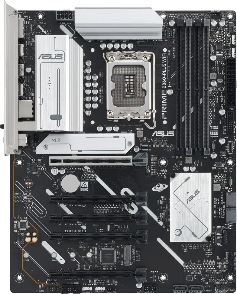 Pllakë amë ASUS PRIME B860-PLUS WIFI, ATX, Intel B860, Wi-Fi 6E