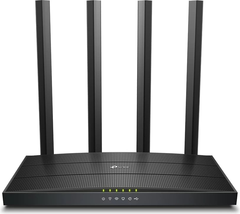 Router TP-LINK Archer C6U, AC1200, 4 antena, 1 USB, i zi