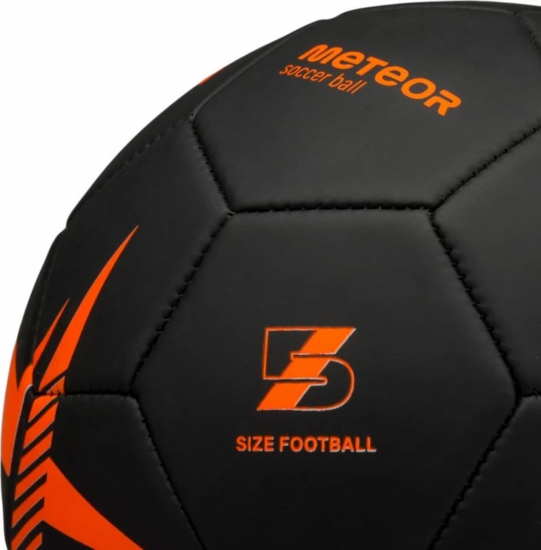 Top futbolli Meteor, zi/portokalli