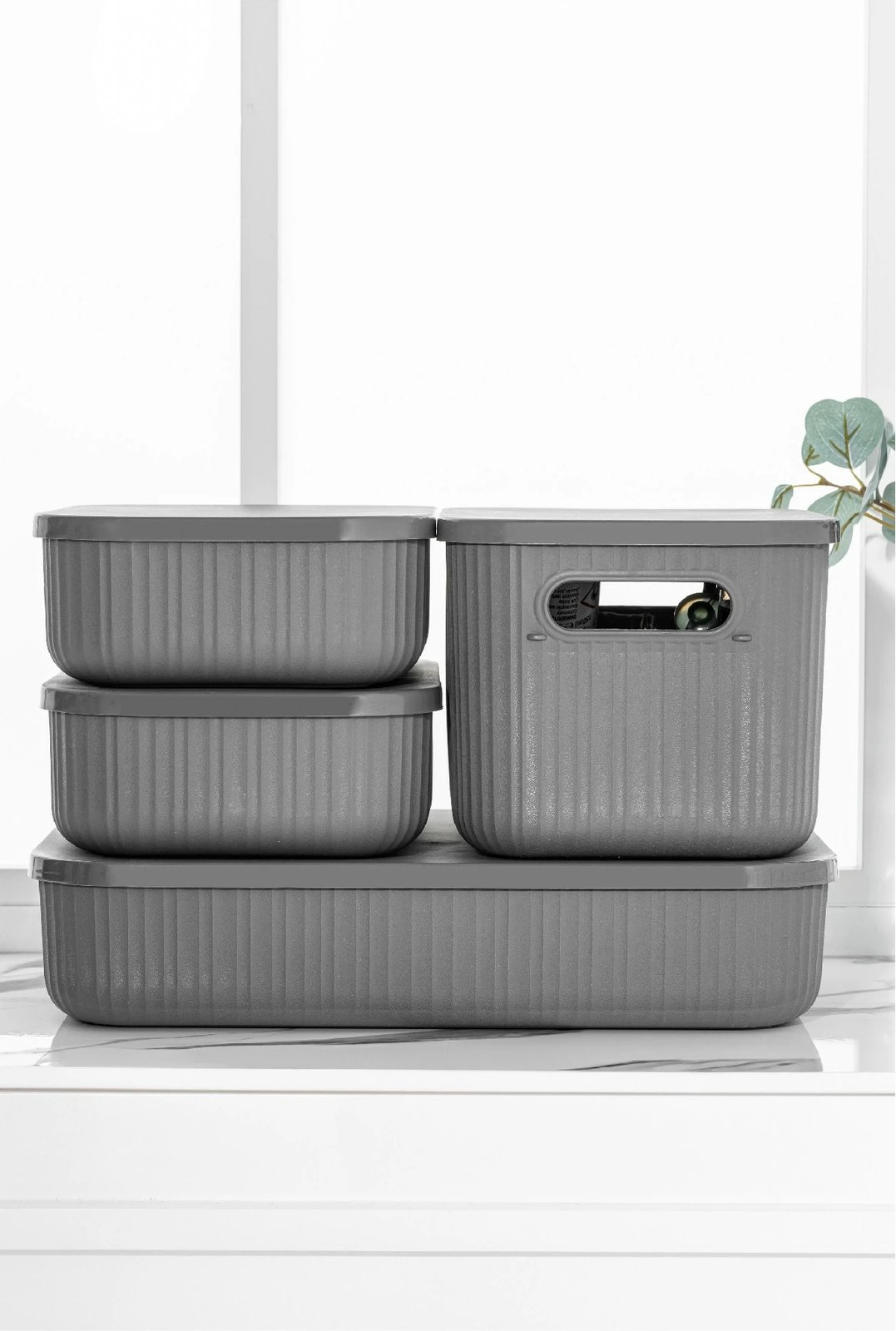 Organizues grimi Hermia Concept, anthracite, set 4 copë, VLINE4LIKRSK