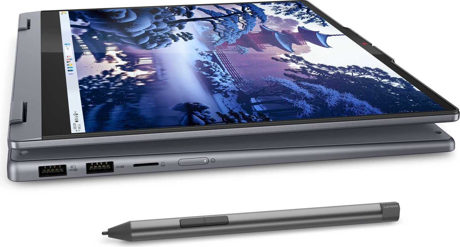 Laptop Lenovo IdeaPad 5 2-in-1 14IAL10, Core Ultra 5 225H, 16GB/512GB SSD, 14" Touch, Luna Grey