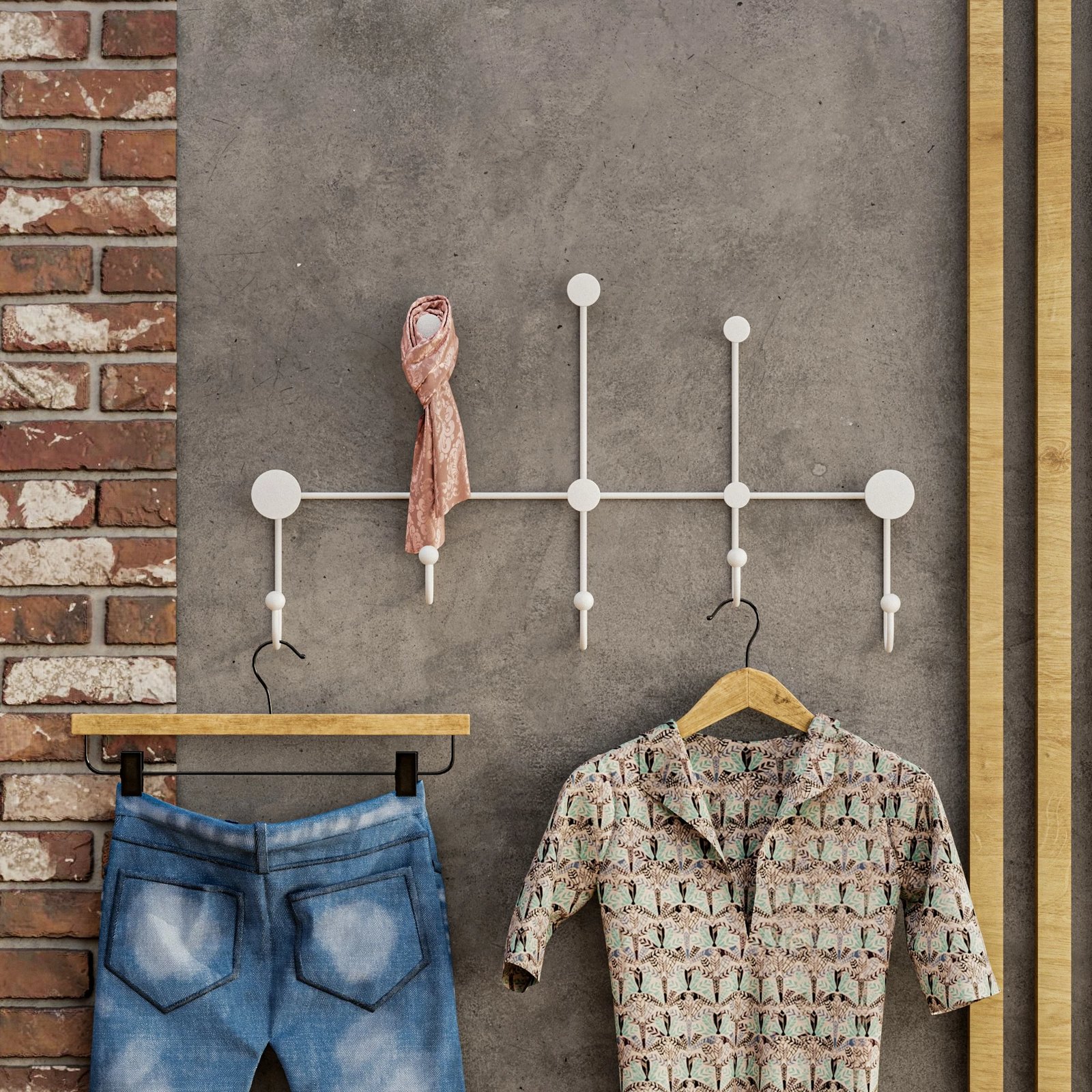 Varëse muri metalike Wallity, Iyon-B, e bardhë