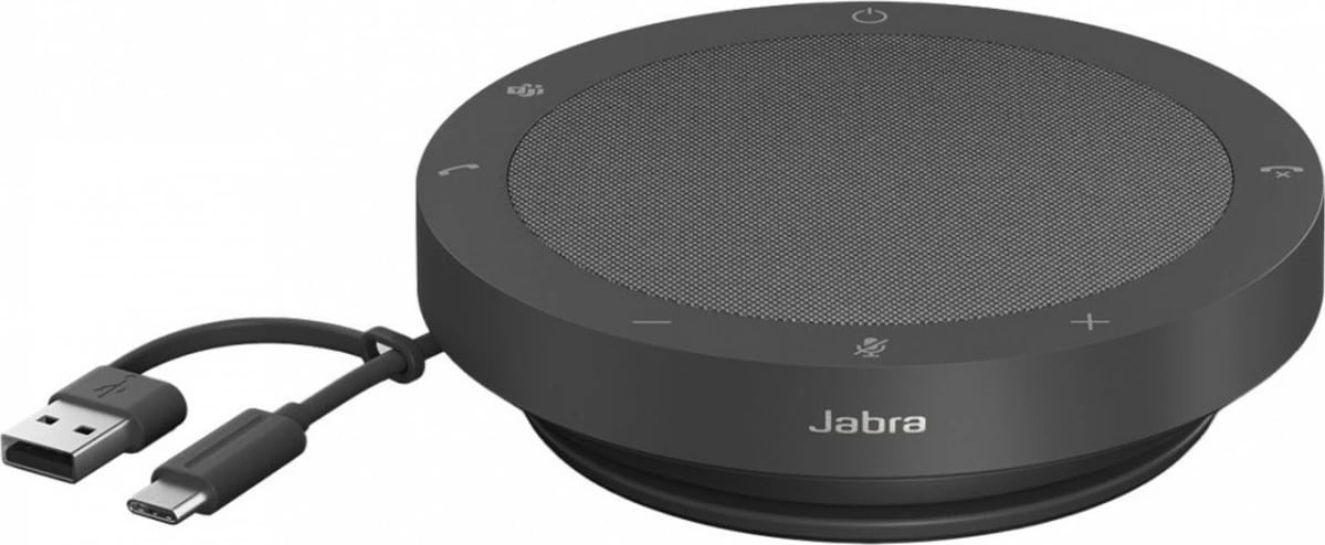 Speakerphone Jabra Speak2 40 UC, me kabllo USB-A/USB-C, Gri
