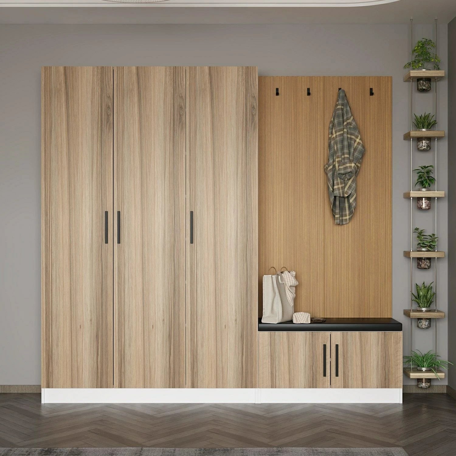 Stendë korridori Skye Decor, ngjyrë arre, Noah - 8302