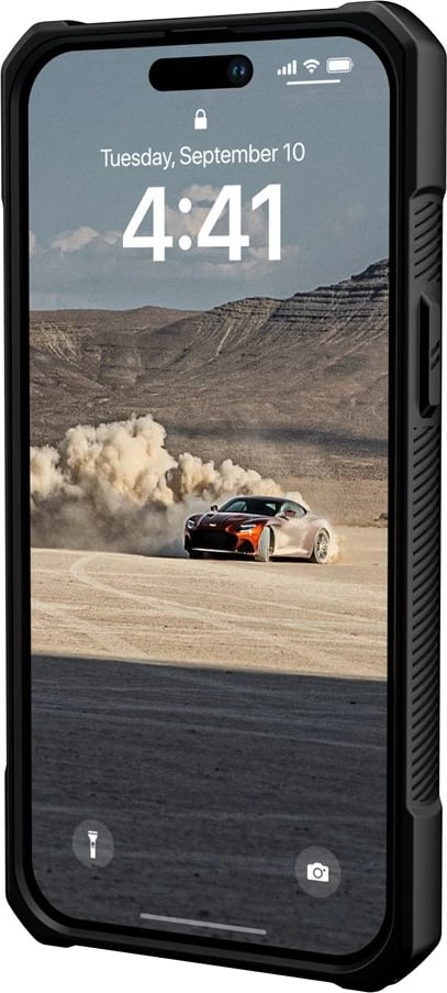 Mbështjellës Urban Armor Gear Monarch për celular Apple, 6.7", i zi