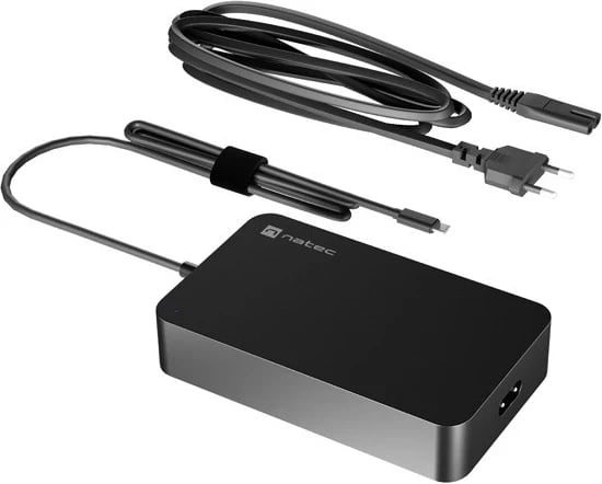 Karikues NATEC, USB-C 90W, i zi Karikues NATEC, USB-C 90W, i zi