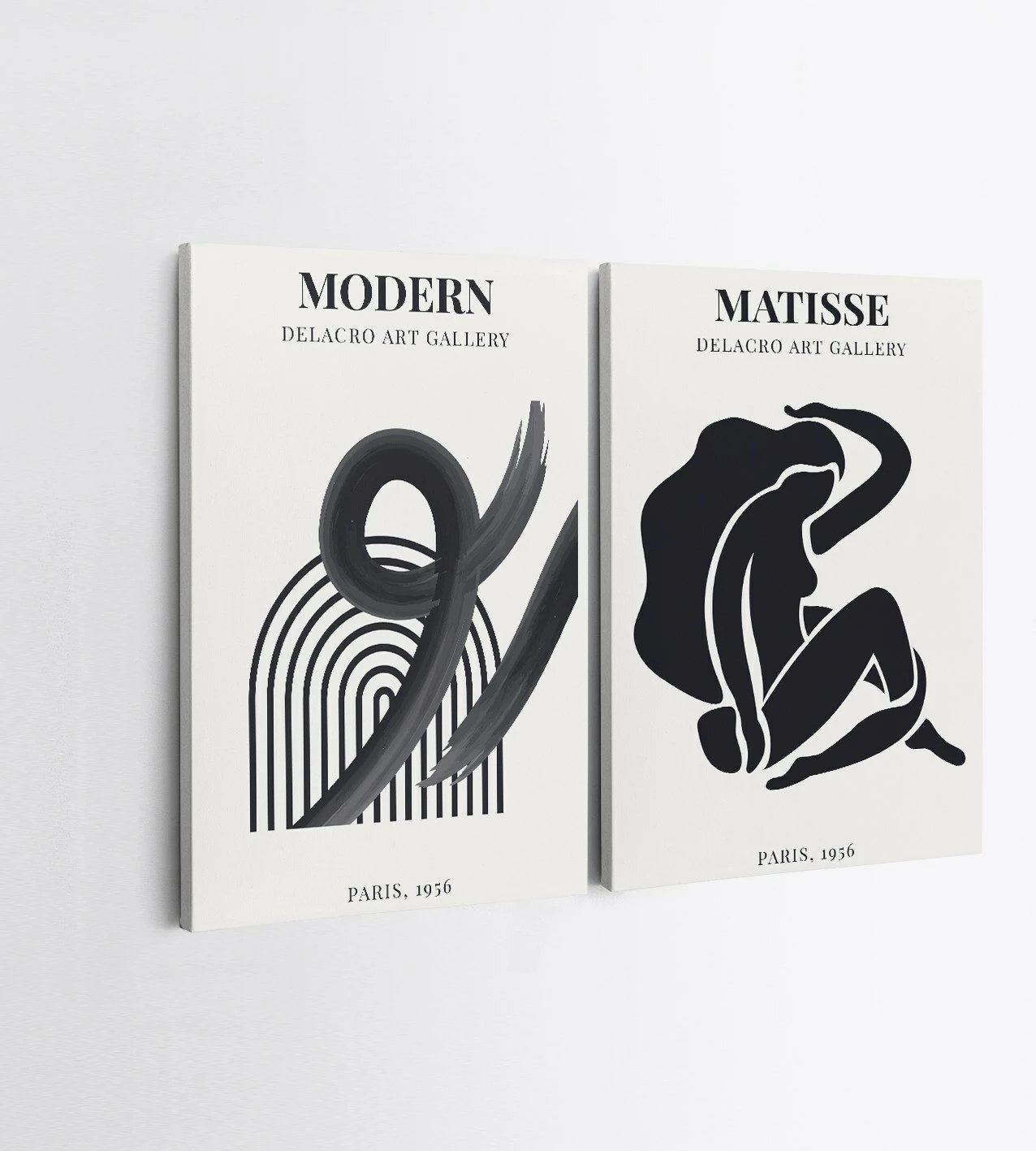 Pikturë dekorative në kanavacë (2 copë), Wallity, 2KNV4278, 50x70cm