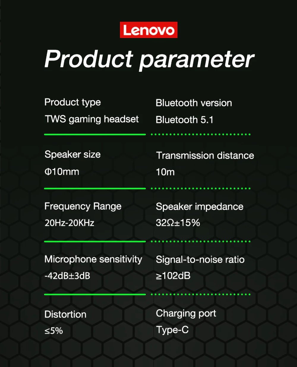 Dëgjuese Lenovo Live Pods XT92, të zeza
