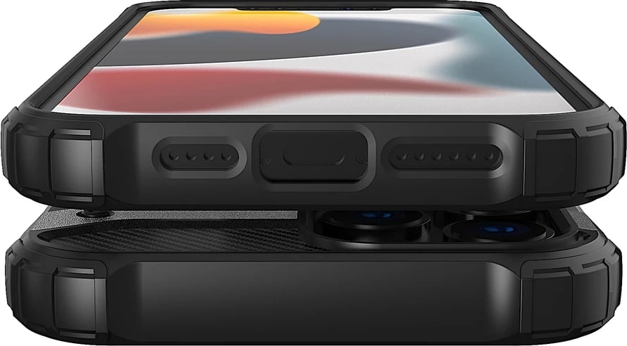 Mbështjellës Hurtel Hybrid Armor për iPhone 14 Pro, Kaltër