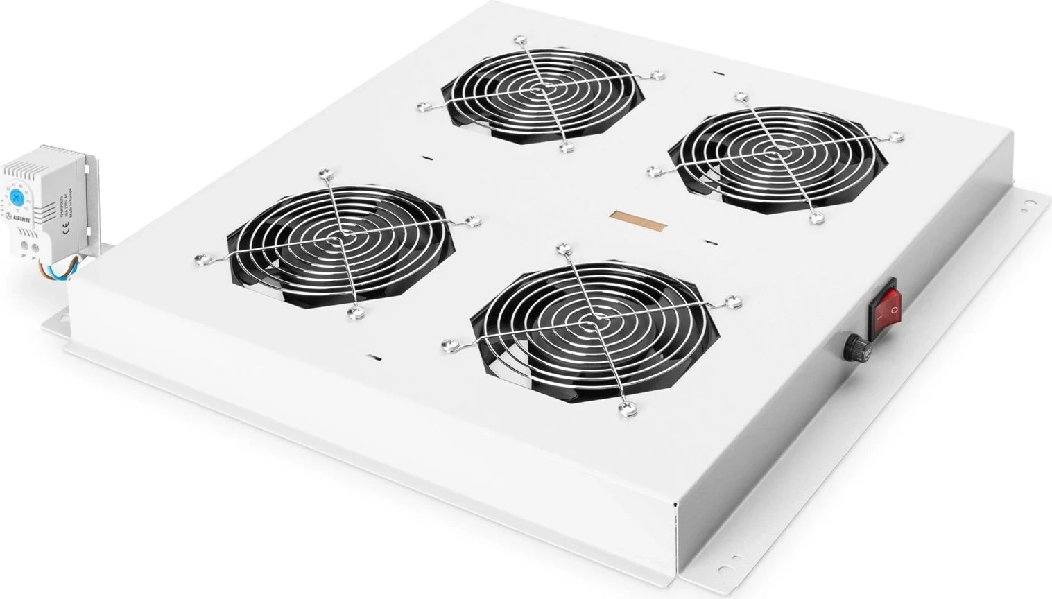 Ventilator rack DIGITUS DN-19 FAN-4-N, i bardhë