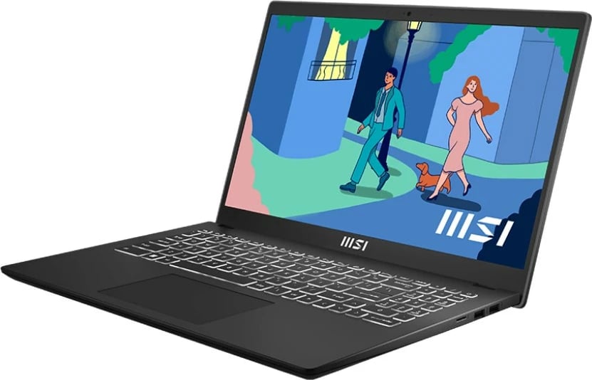 Laptop MSI Modern 15 B13M-1086PL, 15.6", Intel Core i7-1355U, 16 GB RAM, 512 GB SSD, Windows 11, Zi