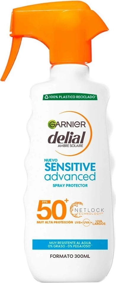 Spray mbrojtës kundër diellit unisex Delial Sensitive Advanced SPF50, 270ml