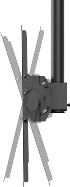 Mbajtës tavani për TV/monitor, Neomounts CL35-440BL16XL, 37-70 inch, deri 50 kg, lartësi 250-300 cm, pjerrësi 25° rrotullim 360°, e zezë