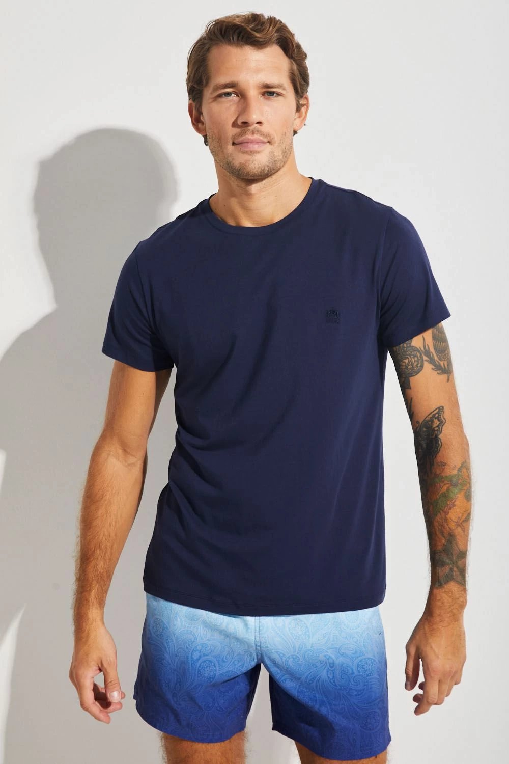 Bluzë për meshkuj Jumeon, Andrej, ngjyrë e kaltër e errët