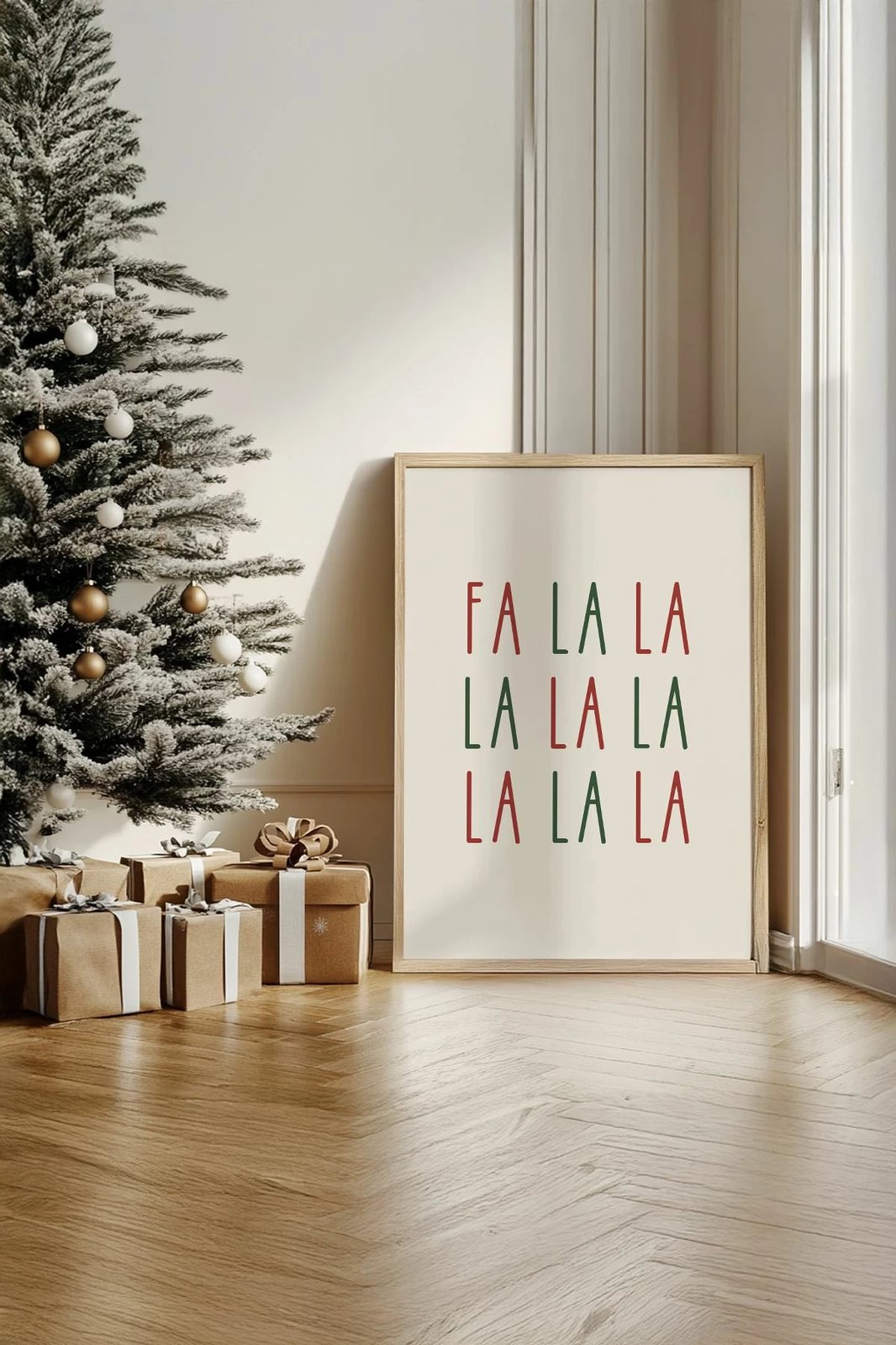 Pikturë dekorative me kornizë, Wallity, Nwyearsngmdl26, shumëngjyrëshe, 33x48cm